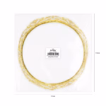Decoratiune Tort Coroana Aurie 10 cm decoratiune tort coroana aurie accesorii petrecere printesa nunta botez