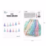 Ghirlanda cu Franjuri Opalescente Pastelate 200 cm Ghirlanda decorativa cu ciucuri din folie lucioasa in culori pastelate opalescente, lungime 200 cm, perfecta pentru petreceri tematice si botez.