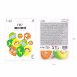 Set 10 baloane latex animale safari jungla 30 cm Buchet festiv format din set 10 baloane latex animale safari jungla 30 cm pentru petrecere tematica copii