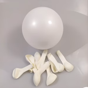 Set 100 Baloane Latex Albe (30 cm) Calitate Superioară pentru Arcade Pachet de 100 baloane din latex gros