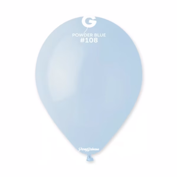 Set 100 Baloane Latex Bleu Pudra 30 cm