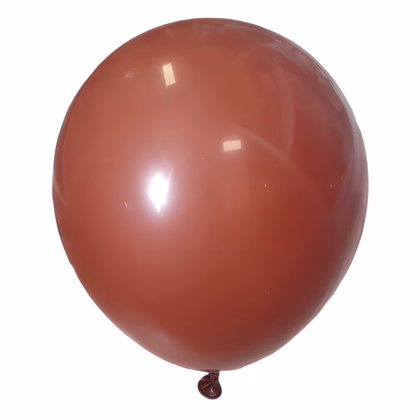 Set 100 Baloane Latex Maro Retro (Ciocolatiu Chestnut Brown) 30 cm Un balon din latex de 30 cm