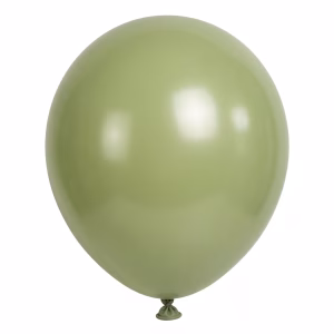 Set 100 Baloane Latex Verde Bean Retro (Verde Avocado