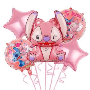 Set 5 baloane folie - Stitch Lillo
