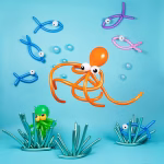 Set 50 baloane modelaj culori mixte cromate 100 cm Baloane lungi tubulare din set 50 baloane modelaj culori mixte cromate 100 cm pentru creat figurine si animatie