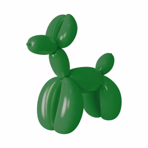 Set 50 baloane modelaj verde inchis mat 100 cm Baloane lungi tubulare din set 50 baloane modelaj verde inchis mat 100 cm pentru creat figurine si decoratiuni florale