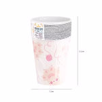 Set 6 Pahare din Carton cu Tematică Pisici pentru Petreceri Set sase pahare din carton ecologic cu labute de pisici pentru petreceri tematice