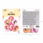 Set 6 baloane latex caluti 30 cm Buchet festiv format din set 6 baloane latex caluti 30 cm pentru petrecere tematica echitatie fetite
