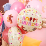 Set 6 baloane latex caluti 30 cm Buchet festiv format din set 6 baloane latex caluti 30 cm pentru petrecere tematica echitatie fetite