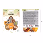 Set 8 baloane latex Prietenii Padurii 30 cm Buchet festiv din set 8 baloane latex Prietenii Padurii 30 cm cu animalute salbatice pentru petreceri tematice copii