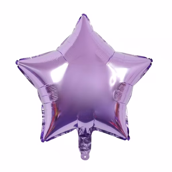 balon folie stea folie de aluminiu culoarea lila