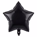 balon folie stea folie de aluminiu culoarea negru