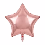 balon folie stea folie de aluminiu culoarea rose gold