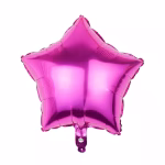balon folie stea folie de aluminiu culoarea roz inchis fuchsia