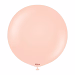 Balon Jumbo latex Macaron Somon Kalisan 45 cm Balon Jumbo latex mare calitate profesionala partybaloane culoare macaron somon piersica pastelat cald mat opac dimensiune 45 cm 18 inch marca Kalisan