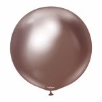 Balon Jumbo latex Mirror Chocolate Kalisan 45 cm Balon jumbo urias latex calitate profesionala finisaj cromat lucios efect oglinda mirror chocolate maro ciocolatiu dimensiune 45 cm 18 inch marca Kalisan