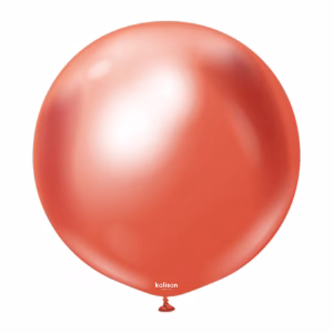 Balon Jumbo latex Mirror Red Kalisan 45 cm Balon jumbo urias latex calitate profesionala finisaj cromat lucios efect oglinda mirror red rosu aprins dimensiune 45 cm 18 inch marca Kalisan