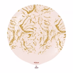 Balon Jumbo latex Nebula Pink Blush Kalisan 60 cm Balon jumbo latex gigant imprimat calitate profesionala partybaloane design abstract fluid marmura nebula pink blush roz pudrat piersica gold auriu dimensiune uriasa 60 cm 24 inch marca Kalisan