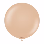 Balon Jumbo latex Retro Desert Sand Kalisan 60 cm Balon gigant urias latex calitate profesionala finisaj retro opac bej nisipiu cald nude pamantiu retro desert sand dimensiune monumentala 60 cm 24 inch marca Kalisan