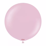 Balon Jumbo latex Retro Dusty Rose Kalisan 60 cm Balon gigant urias latex calitate profesionala finisaj retro opac roz prafuit roz antic vintage retro dusty rose dimensiune monumentala 60 cm 24 inch marca Kalisan