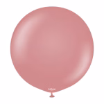 Balon Jumbo latex Retro Rosewood Kalisan 60 cm Balon Jumbo latex gigant calitate profesionala partybaloane culoare retro rosewood roz murdar lemn de trandafir vintage stins mat opac dimensiune mare 60 cm 24 inch marca Kalisan