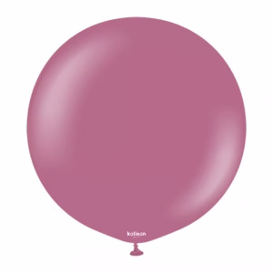 Balon Jumbo latex Retro Wild Berry Kalisan 45 cm Balon jumbo urias latex calitate profesionala finisaj retro opac roz purpuriu stins fructe de padure retro wild berry dimensiune 45 cm 18 inch marca Kalisan