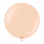 Balon Jumbo latex Standard Blush Kalisan 45 cm Balon Jumbo latex mare calitate profesionala partybaloane culoare standard blush nude bej pal culoarea pielii mat opac dimensiune 45 cm 18 inch marca Kalisan