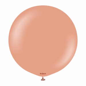 Balon Jumbo latex Standard Clay Pink Kalisan 45 cm Balon jumbo urias latex calitate profesionala finisaj standard opac roz argila nude pamantiu standard clay pink dimensiune 45 cm 18 inch marca Kalisan