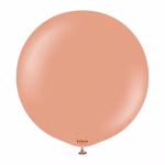 Balon Jumbo latex Standard Clay Pink Kalisan 60 cm Balon gigant urias latex calitate profesionala finisaj standard opac roz argila teracota pal standard clay pink dimensiune monumentala 60 cm 24 inch marca Kalisan
