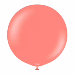 Balon Jumbo latex Standard Corai Kalisan 45 cm Balon Jumbo latex mare calitate profesionala partybaloane culoare standard corai coral vibrant cald mat opac dimensiune 45 cm 18 inch marca Kalisan