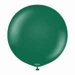 Balon Jumbo latex Standard Dark Green Kalisan 60 cm Balon gigant urias latex calitate profesionala finisaj standard opac verde inchis verde padure smarald standard dark green dimensiune monumentala 60 cm 24 inch marca Kalisan