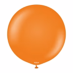 Balon Jumbo latex Standard Orange Kalisan 90 cm Balon Jumbo latex gigant calitate profesionala partybaloane culoare standard orange portocaliu aprins vibrant mat opac dimensiune uriasa 90 cm 36 inch marca Kalisan