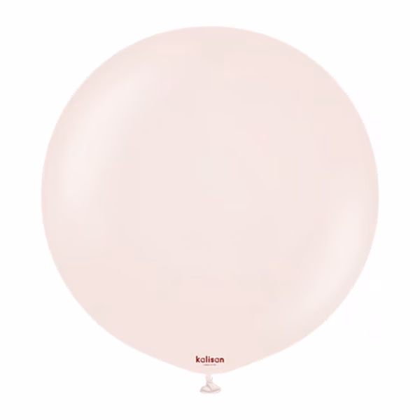 Balon Jumbo latex Standard Pink Blush Kalisan 45 cm Balon Jumbo latex mare calitate profesionala partybaloane culoare standard pink blush roz pudrat pal delicat mat opac dimensiune 45 cm 18 inch marca Kalisan