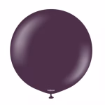 Balon Jumbo latex Standard Plum Kalisan 60 cm Balon gigant urias latex calitate profesionala finisaj standard opac mov inchis pruna purpuriu regal standard plum dimensiune monumentala 60 cm 24 inch marca Kalisan