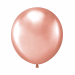 Balon jumbo cromat rose gold 45 cm Balon jumbo latex calitate garantata polonia partybaloane culoare cromat rose gold metalizat oglinda dimensiune 45 cm 18 inch pentru evenimente nunta botez aniversare