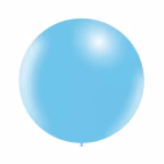 Balon latex jumbo 45 cm Balloonia – Sky Blue Balon Jumbo latex mare calitate profesionala partybaloane culoare sky blue albastru cer senin luminos mat opac dimensiune 45 cm 18 inch marca Balloonia