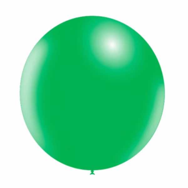 Balon latex jumbo 45 cm Verde Green Balloonia Balon Jumbo latex mare calitate profesionala partybaloane culoare verde green clasic proaspat vibrant natura mat opac dimensiune 45 cm 18 inch marca Balloonia