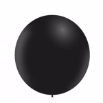Balon latex jumbo 45 cm negru Balloonia Balon Jumbo latex mare calitate profesionala partybaloane culoare negru black clasic elegant profund luxos mat opac dimensiune 45 cm 18 inch marca Balloonia