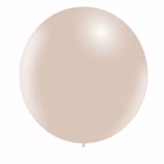 Balon latex jumbo 45 cm White Sand Balloonia Balon Jumbo latex mare calitate profesionala partybaloane culoare white sand alb nisipiu crem deschis neutru boho mat opac dimensiune 45 cm 18 inch marca Balloonia