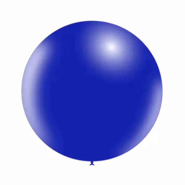 Balon latex jumbo 60 cm Balloonia – Navy Blue Balon Jumbo latex mare calitate profesionala partybaloane culoare navy blue albastru marin inchis profund elegant mat opac dimensiune 60 cm 24 inch marca Balloonia