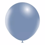 Balon latex mini jumbo 45 cm – Balloonia Vintage Blue Balon mini jumbo latex mare calitate profesionala partybaloane culoare vintage blue albastru prafuit retro mat opac dimensiune 45 cm 18 inch marca Balloonia