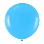Balon rotund albastru 91 cm Balon gigant jumbo latex calitate garantata polonia partybaloane culoare albastru blue dimensiune uriasa 91 cm 36 inch pentru evenimente botez baiat