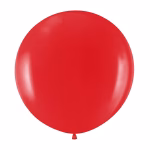 Balon rotund rosu 91 cm Balon gigant jumbo latex calitate garantata polonia partybaloane culoare rosu intens aprins red dimensiune uriasa 91 cm 36 inch pentru evenimente iubire aniversari valentine s day
