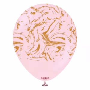 Safari Nebula Pink Blush Kalisan 30 cm - Set 10 Baloane Set 10 baloane latex imprimate calitate profesionala partybaloane design abstract marmorat safari nebula roz pudra pink blush auriu dimensiune 30 cm 12 inch marca Kalisan