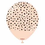 Safari Safari Cheetah Blush Black Kalisan 30 cm - Set 10 Baloane Set 10 baloane latex imprimate calitate profesionala partybaloane design animal print ghepard cheetah safari blush roz pudrat nud piersica negru dimensiune 30 cm 12 inch marca Kalisan