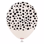 Safari Safari Cheetah White Sand Kalisan 30 cm - Set 10 Baloane Set 10 baloane latex imprimate calitate profesionala partybaloane design animal print ghepard cheetah safari white sand bej nisipiu crem deschis negru dimensiune 30 cm 12 inch marca Kalisan
