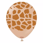 Safari Safari Girafa Desert Sand Kalisan 30 cm - Set 10 Baloane Set 10 baloane latex imprimate calitate profesionala partybaloane design animal print girafa safari desert sand bej caramel maro dimensiune 30 cm 12 inch marca Kalisan