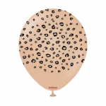 Safari Safari Leopard Desert Sand Kalisan 30 cm - Set 10 Baloane Set 10 baloane latex imprimate calitate profesionala partybaloane design animal print leopard safari desert sand bej caramel cald negru dimensiune 30 cm 12 inch marca Kalisan