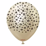 Safari Safari Leopard Mirror White Gold 30 cm - Set 10 Baloane Set 10 baloane latex imprimate calitate profesionala partybaloane design animal print leopard safari mirror white gold auriu deschis sampanie cromat metalizat negru dimensiune 30 cm 12 inch marca Kalisan