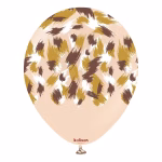 Safari Savanna Blush Kalisan 30 cm - Set 10 Baloane Set 10 baloane latex imprimate calitate profesionala partybaloane design abstract animal print tuse pensula safari savanna blush nude bej maro mustar alb dimensiune 30 cm 12 inch marca Kalisan